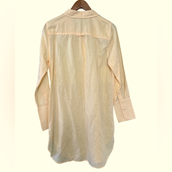 J Crew Relaxed Fit Linen Beach Shirt - Picture 7 of 10